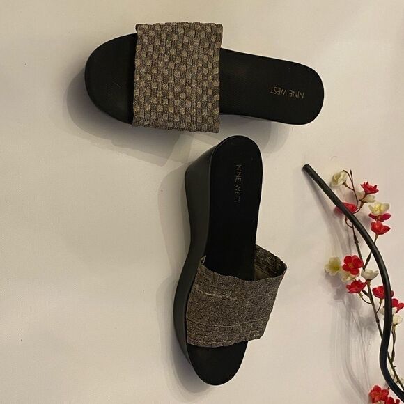 NINE WEST Wedges  sandals - Picture 1 of 6